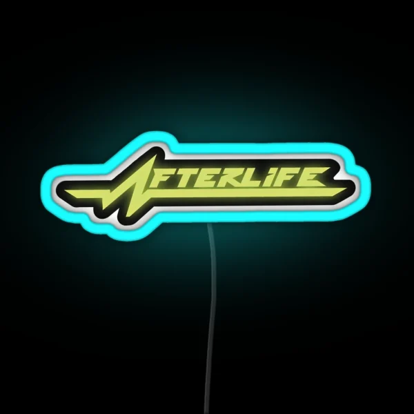 Cyberpunk Afterlife Neon Bar Sign RGB Neon Sign