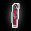 Vibrant cyberpunk security themed LED sign with high-tech aesthetic appeal.