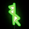 Add cyberpunk flair with vibrant edgy logo led and signs.