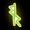Official Cyberpunk Edgerunners logo led with vibrant RGB neon accents.