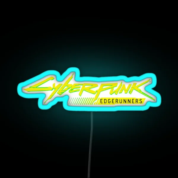 Cyberpunk Edgerunners Logo RGB Neon Sign