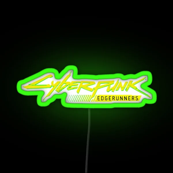 Cyberpunk Edgerunners Logo RGB Neon Sign