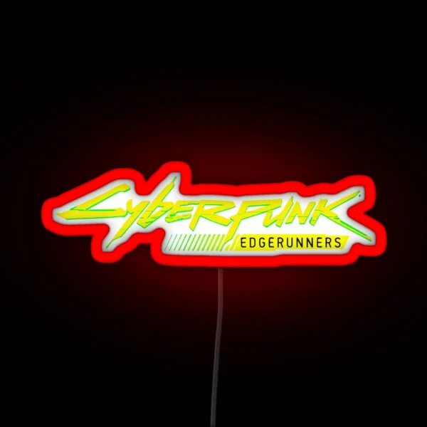 Cyberpunk Edgerunners Logo RGB Neon Sign
