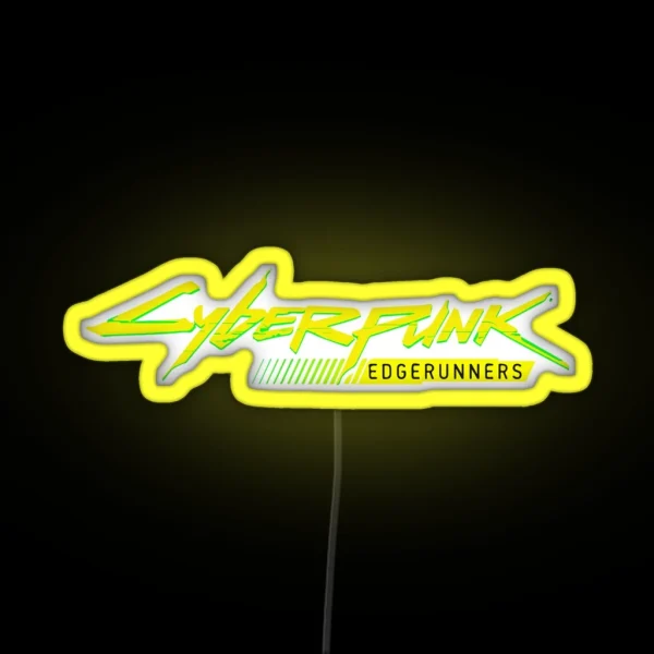 Cyberpunk Edgerunners Logo RGB Neon Sign