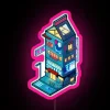 Neon cyberpunk barware accent with customizable RGB milk light settings