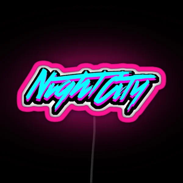 Cyberpunk RGB Neon Sign