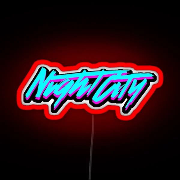 Cyberpunk RGB Neon Sign