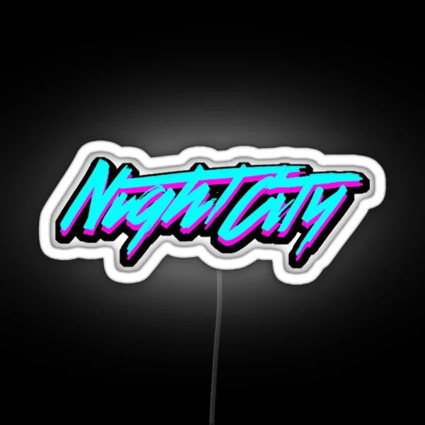 Cyberpunk RGB Neon Sign