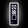 Neon cyberpunk style decorative RGB LED wall light illumination accent