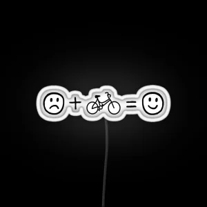 Cycling Makes You Happy RGB Neon Sign