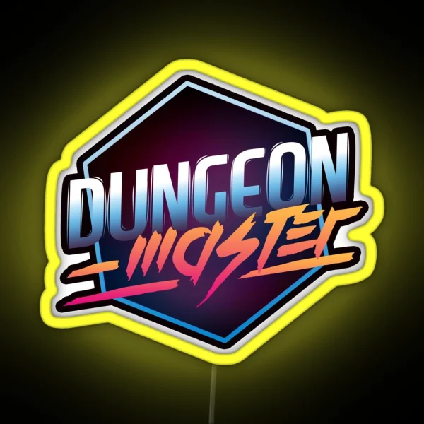 D20 80 S DM RGB Neon Sign