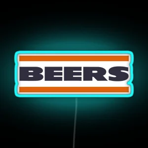 Da Beers Chicago Bears RGB Neon Sign