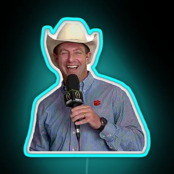 Dabo Cowboy Hat RGB Neon Sign