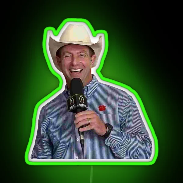 Dabo Cowboy Hat RGB Neon Sign