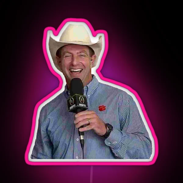 Dabo Cowboy Hat RGB Neon Sign
