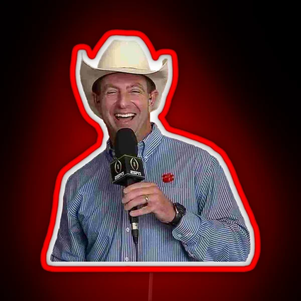 Dabo Cowboy Hat RGB Neon Sign