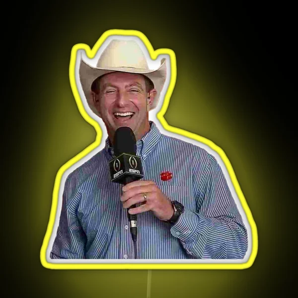 Dabo Cowboy Hat RGB Neon Sign