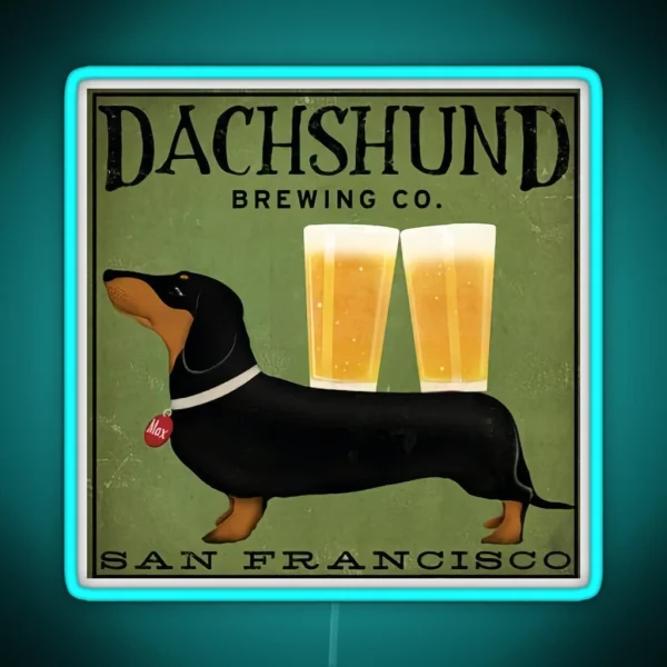 Dachshund Brewing Co RGB Neon Sign