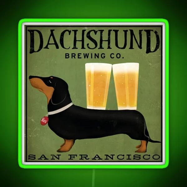 Dachshund Brewing Co RGB Neon Sign