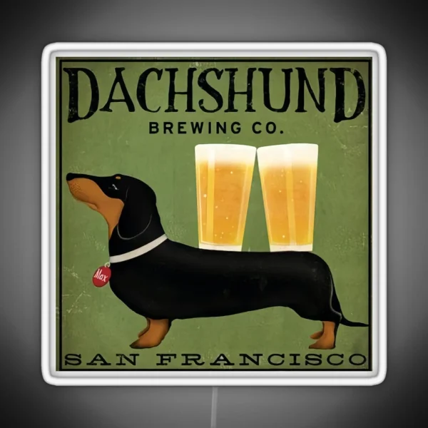 Dachshund Brewing Co RGB Neon Sign