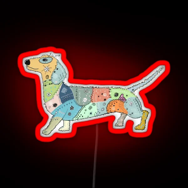 Dachshund RGB Neon Sign