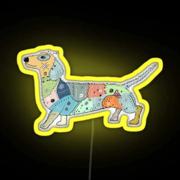 Dachshund RGB Neon Sign