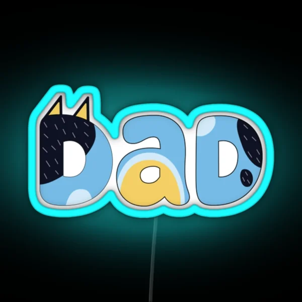 Dad Mate RGB Neon Sign