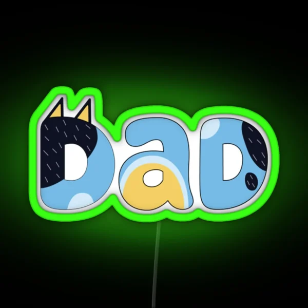 Dad Mate RGB Neon Sign