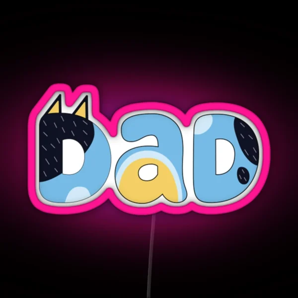 Dad Mate RGB Neon Sign