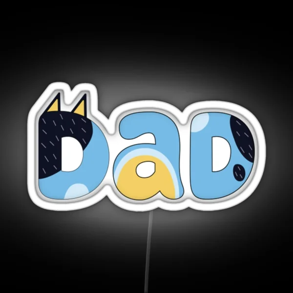 Dad Mate RGB Neon Sign