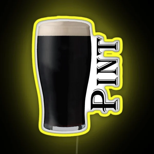 Dad S Pint RGB Neon Sign