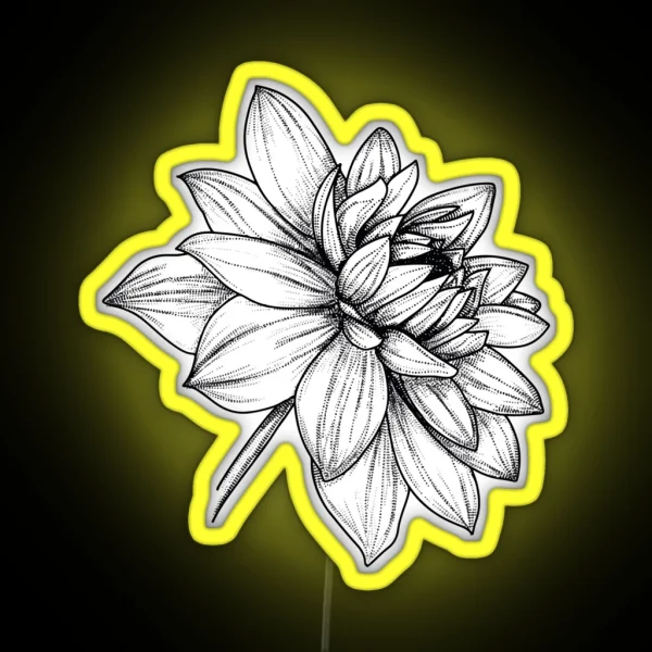 Dahlia Darling RGB Neon Sign