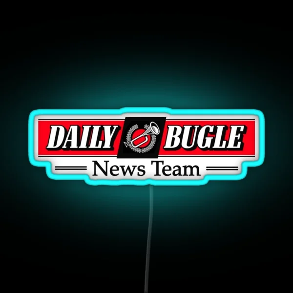 Daily Bugle News Team RGB Neon Sign