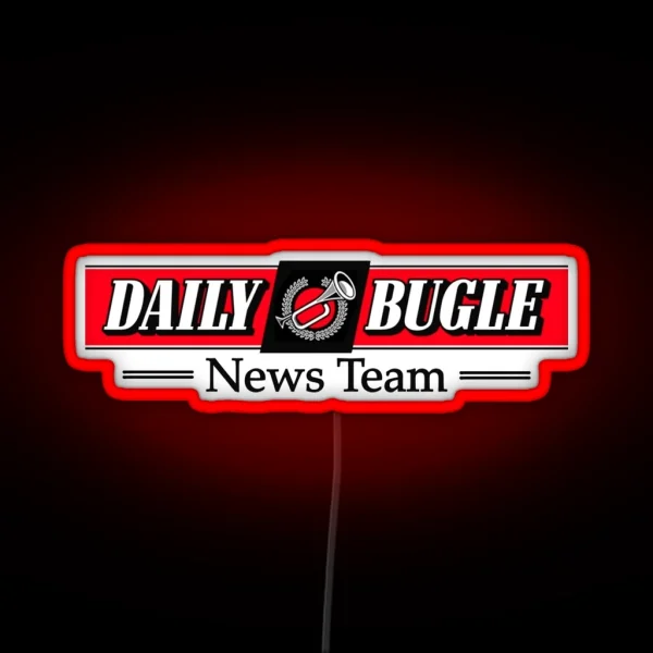 Daily Bugle News Team RGB Neon Sign