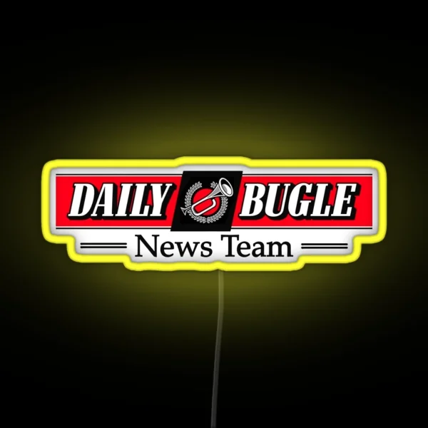 Daily Bugle News Team RGB Neon Sign
