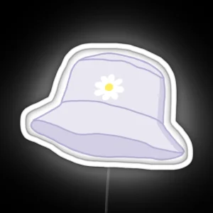 Daisy Bucket Hat RGB Neon Sign