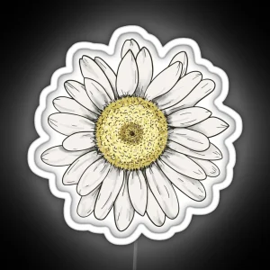 Daisy Flower RGB Neon Sign