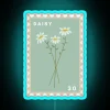 Dazzling daisy flower design with vibrant RGB LED neon lighting