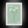 Colorful Daisy Stamp neon light with vibrant RGB LED display