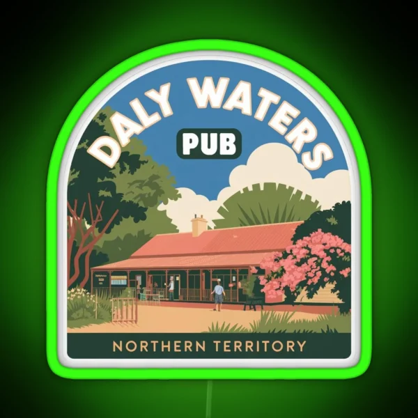 Daly Waters Northern Territory RGB Neon Sign