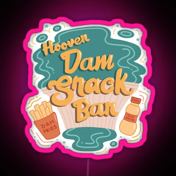 Dam Snack Bar RGB Neon Sign