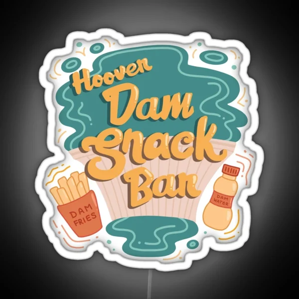 Dam Snack Bar RGB Neon Sign