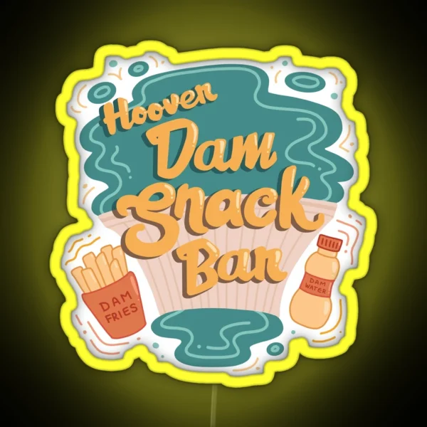Dam Snack Bar RGB Neon Sign
