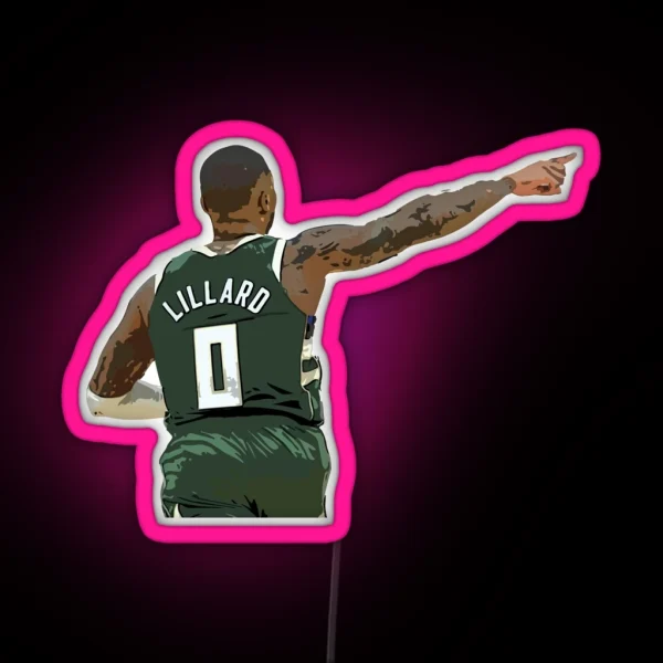 Damian Lillard RGB Neon Sign