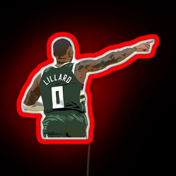 Damian Lillard RGB Neon Sign