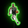 Dame Time Damian Lillard Basketball Neon Sign in RGB Color
