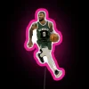 Customizable RGB LED sign featuring Portland Trail Blazers' Damian Lillard