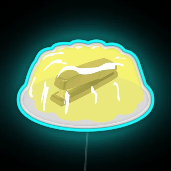 DAMMIT JIM Stapler In Jello RGB Neon Sign