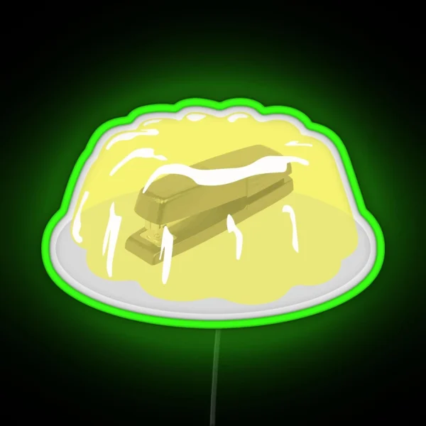 DAMMIT JIM Stapler In Jello RGB Neon Sign