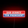 Dan Gurney for President: Vintage Racing Legend's Neon Campaign Sign